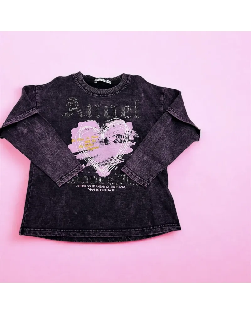 Maglietta Felpata Bambina 4/12 anni - MISS IMAGE