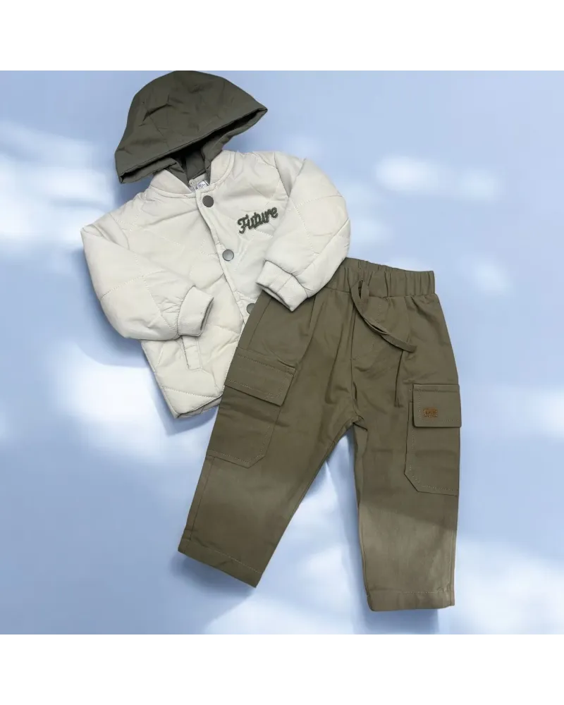 Completo Neonato 6/24 Mesi - STELLE E PUPI