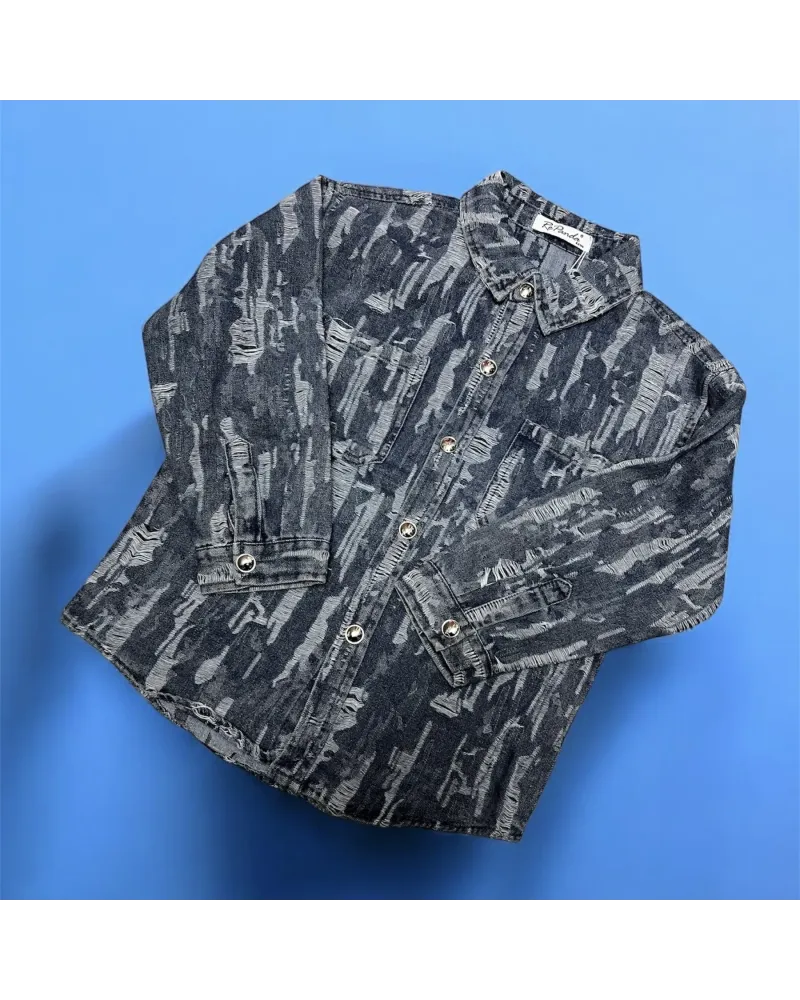 Camicia Di Jeans 6/16 Anni - RE PANDA