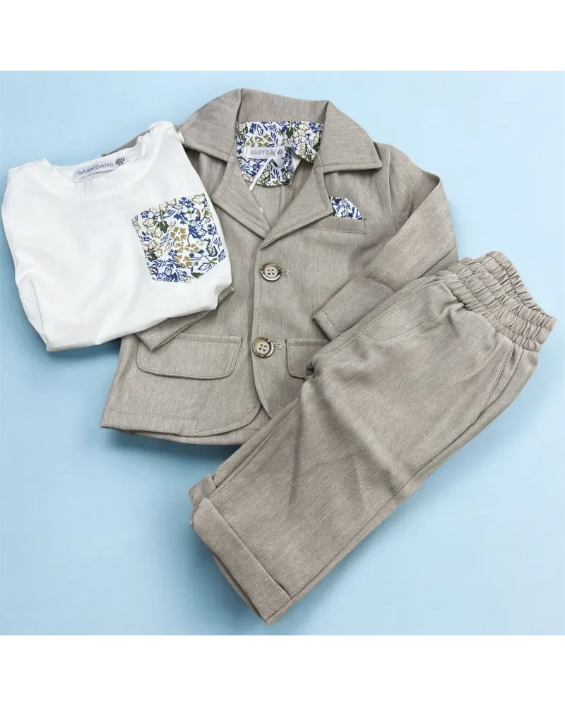 Completo 3 Pezzi 3/24 Mesi BABY GANG