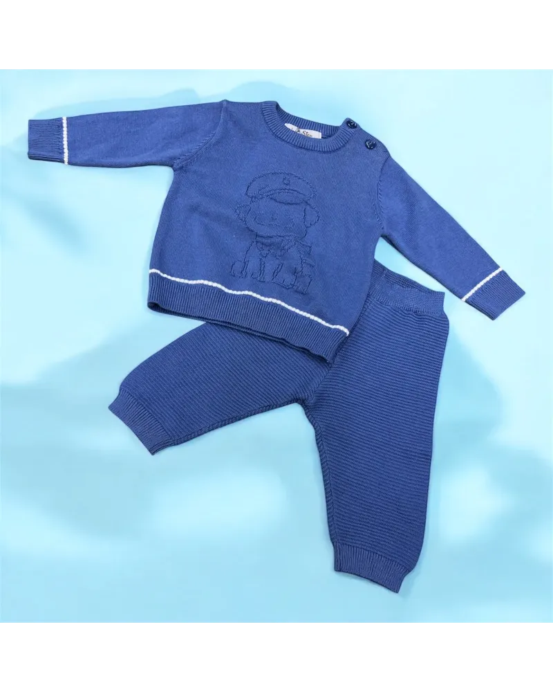 Tutina In Filo Neonato 1/12 Mesi LAST STAR