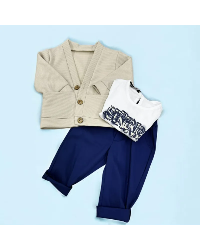 Completo 3 Pz Neonato 6/36 Mesi NEVERSTOR