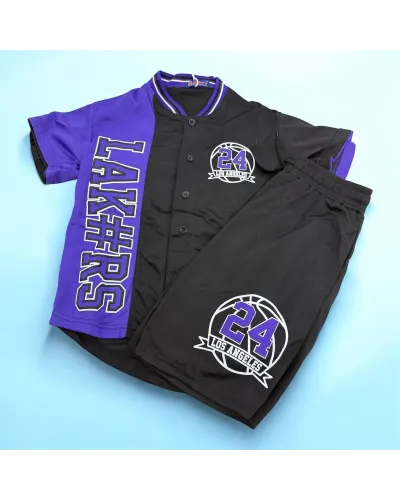 Tuta Sportiva Estiva Bambino 6-16 Anni - BSKT | Comoda e Colorata