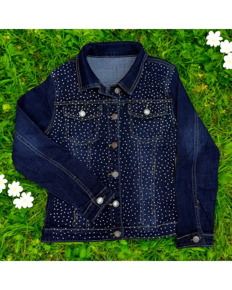 Giubbotto Jeans Brillantini 4/16 Anni MISS & GIRL