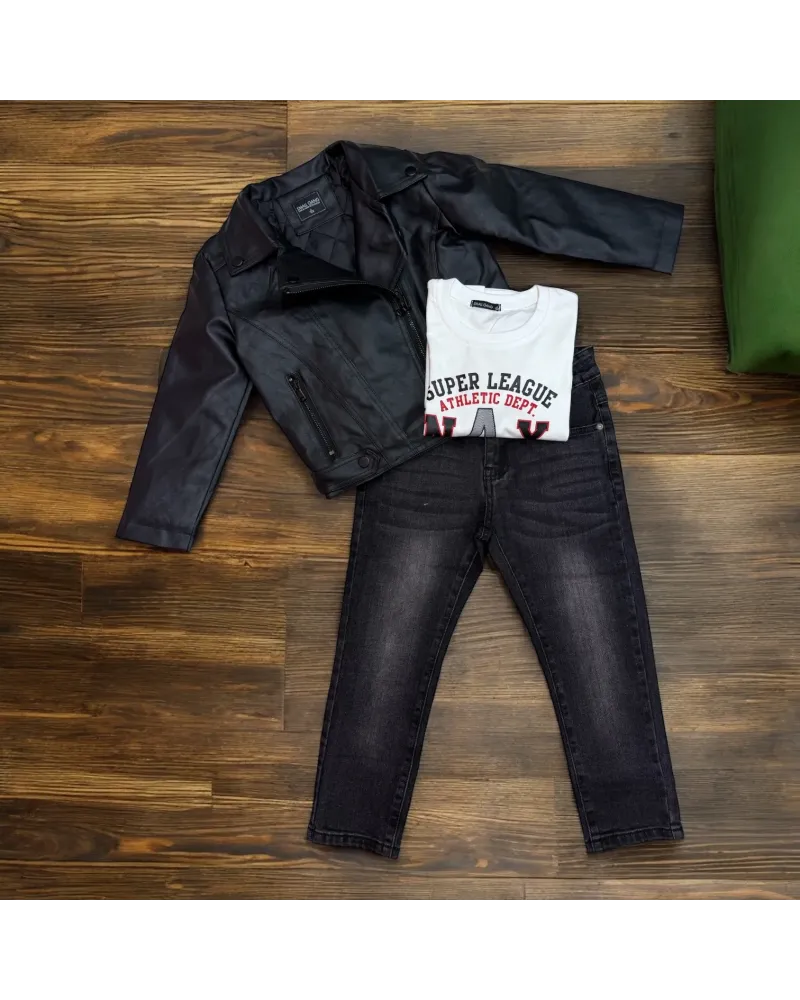 Completo 3 Pz Bambino 4/12 Anni SMALL GANG