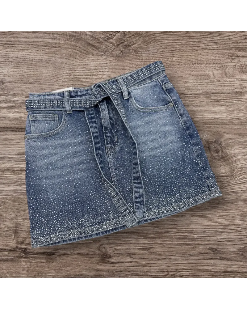 Gonna Brillantini Bambina 4/14 Anni Y-CELIN