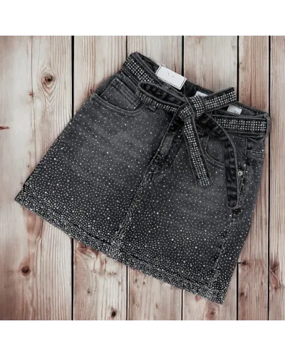 Gonna Brillantini Bambina 4/14 Anni Y-CELIN