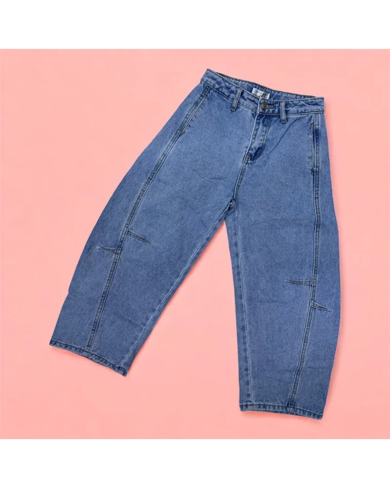 Jeans Balloon Bambina 4/14 Anni LOEVIA JEANS