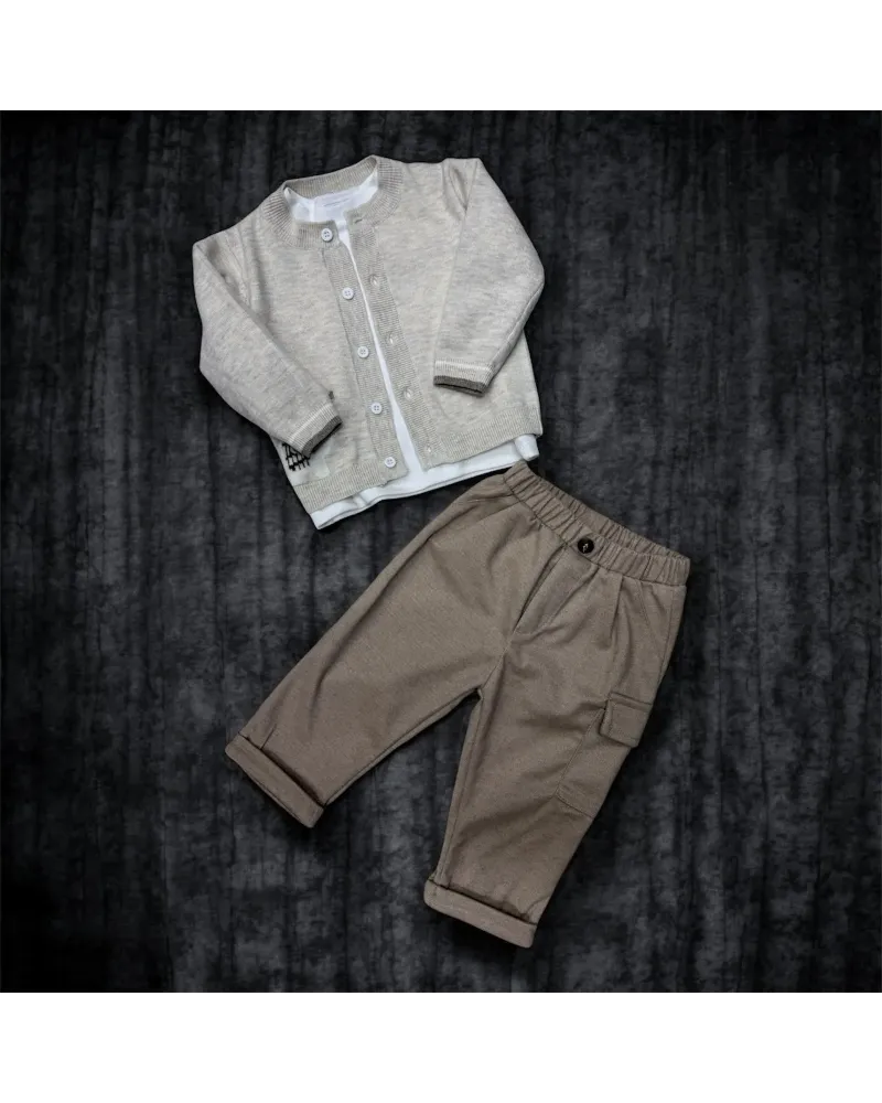 Completo Neonato 3/18 Mesi STELLE E PUPI