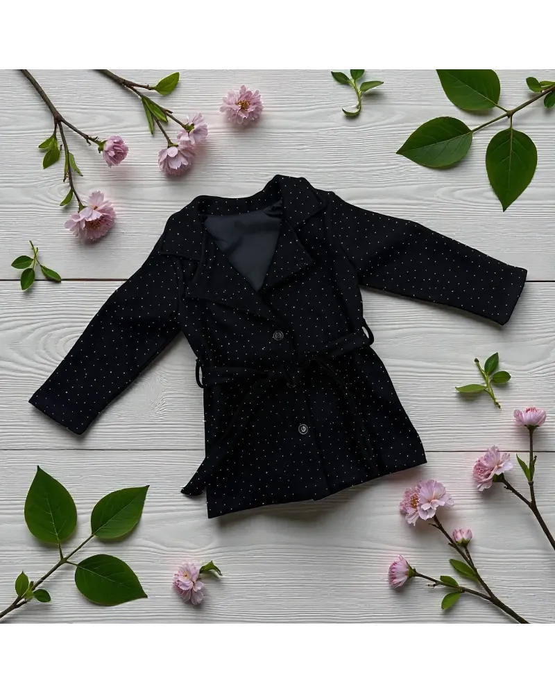 Cappottino Brillantini Bambina 4/14 Anni MY TIMES