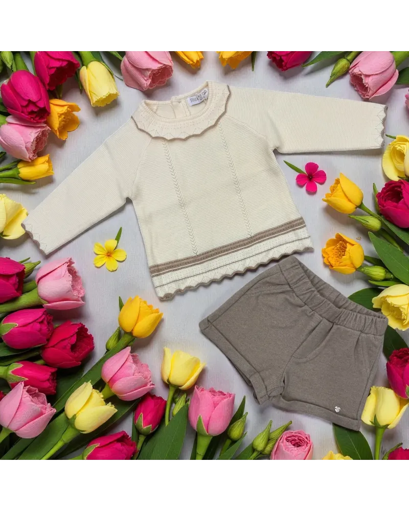 Completo Neonata 3/18 Mesi STELLE E PUPI