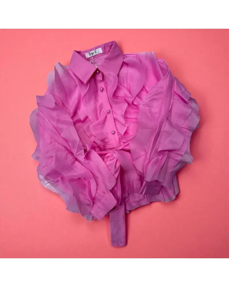 Camicia Volant Bambina / Ragazza 4/14 Anni YOYO S.