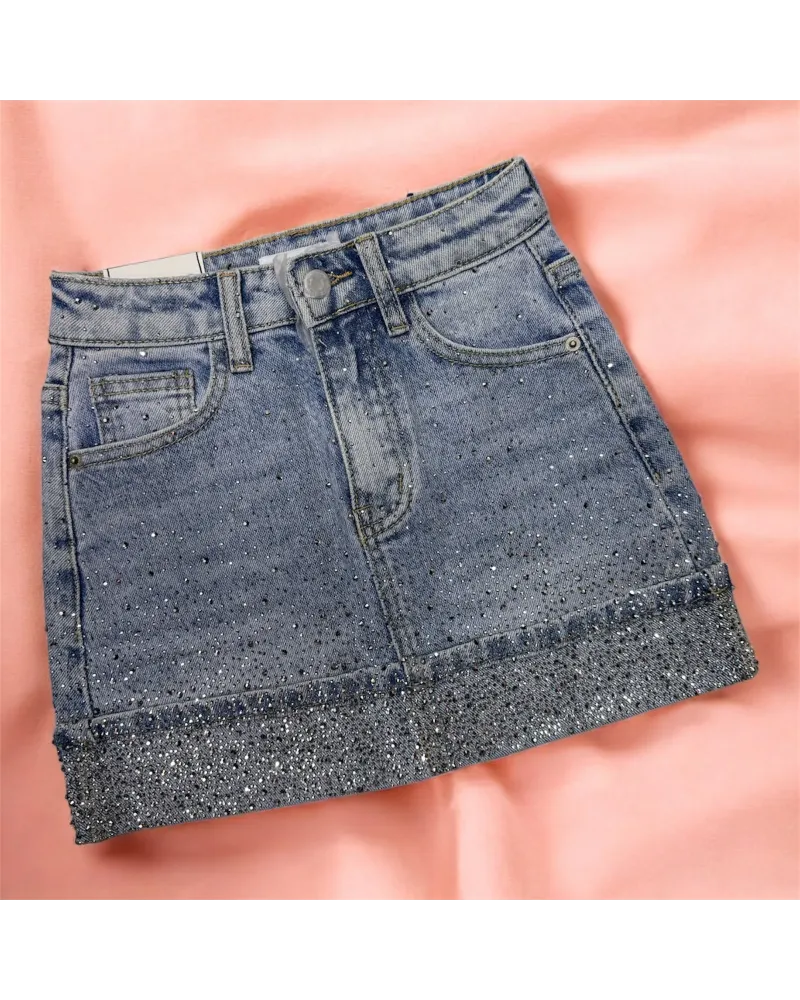 Gonna Brillantini Bambina 3/14 Anni Y-CELIN