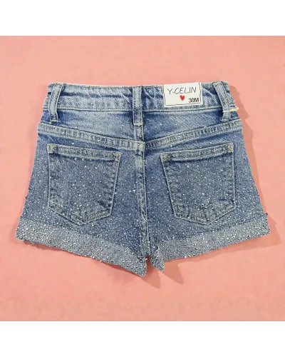 Pantaloncini Brillantini Neonata 12/36 Mesi Y-CELIN