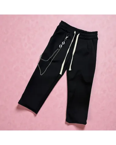 Pantaloni Elastico Bambino / Ragazzo 4/14 Anni ITALY MODA