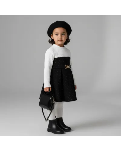 Vestitino Brillantini Neonata 12/36 Mesi ICEY