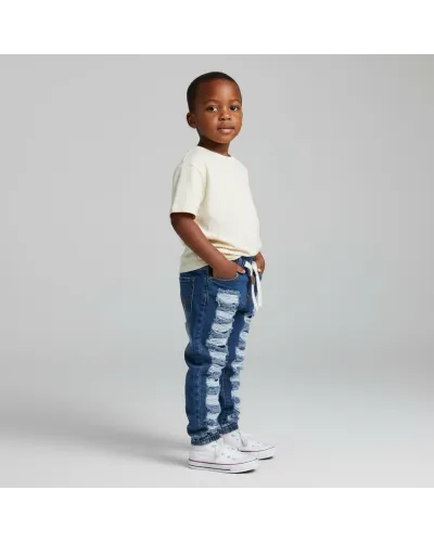 Jeans Strappi Neonato 12/36 Mesi ALTA LINEA