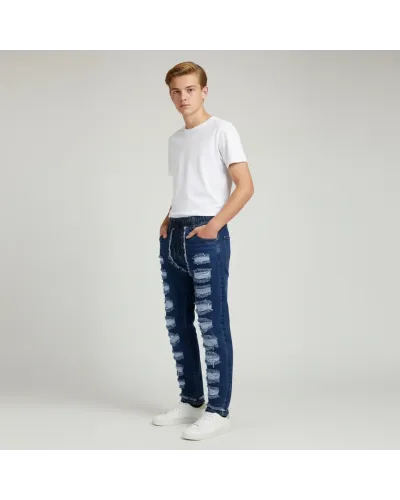 Jeans Strappi Bambino / Ragazzo 6/16 Anni ALTA LINEA