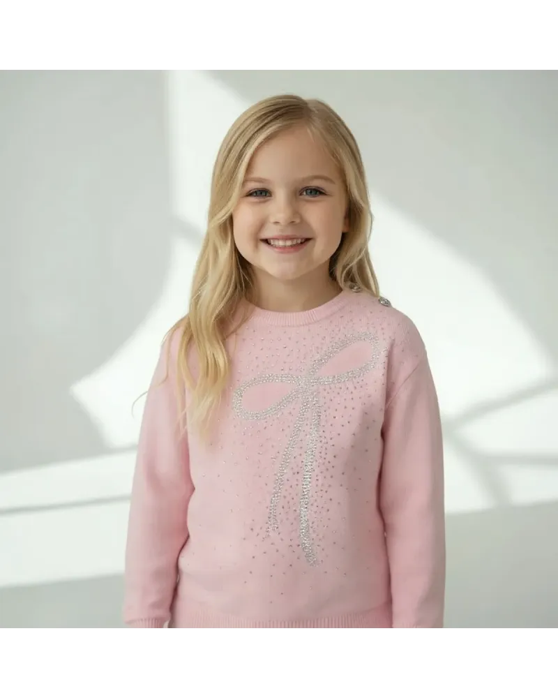 Maglione Brillantini Bambina 4/12 Anni MISS BRUM
