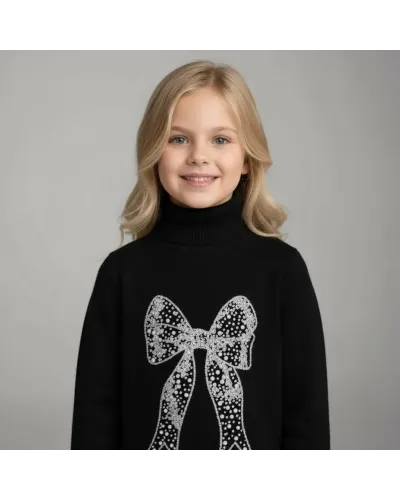 Maglione Collo Alto Bambina / Ragazza 4/12 Anni MISS BRUM