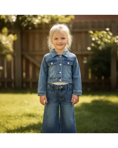 Completo Jeans Neonata / Bambina 12/36 Mesi LOLLITOP