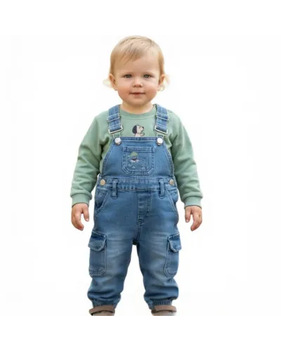 Completo Salopette Neonato / Bambino 1/18 Mesi RE PANDA