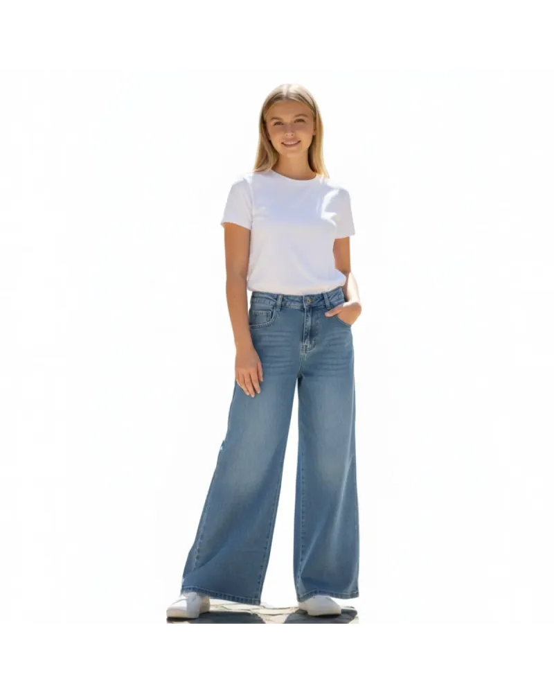 Jeans Zampa 4/14 Anni Bambina / Ragazza MISS BELLINA